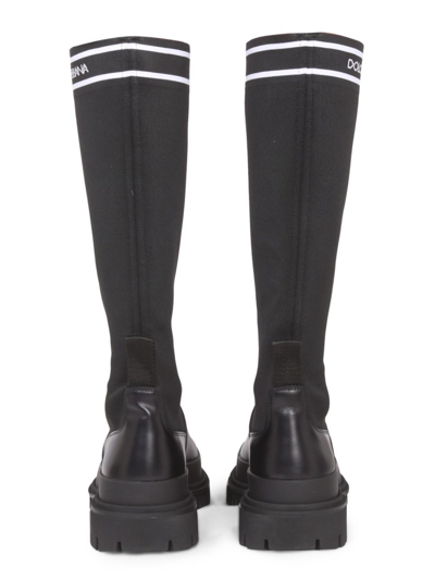 Shop Dolce E Gabbana Women's Black Other Materials Boots