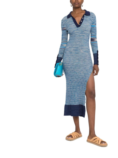 Shop Jacquemus Women's Blue Other Materials Dress
