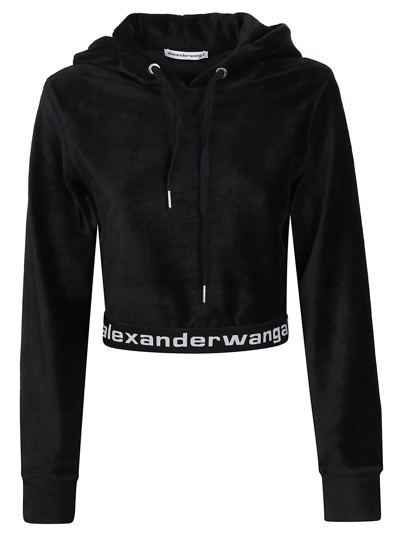 Shop Alexander Wang Women's Black Other Materials Sweatshirt