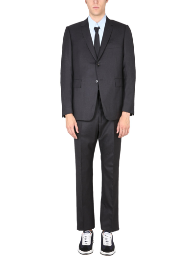 Shop Thom Browne Classic Suit In Antracite