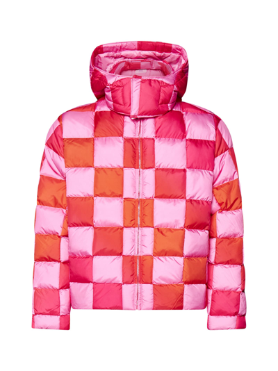 Shop Erl Down Jacket In Pink