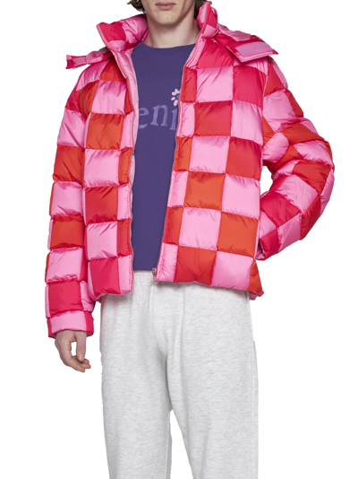 Erl Down Jacket In Pink