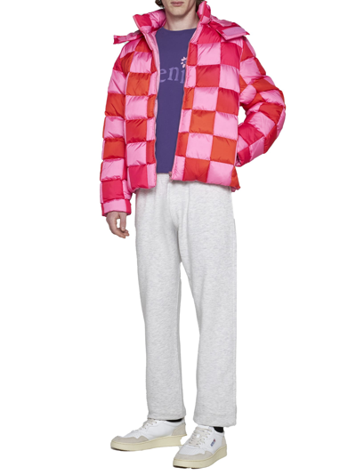 Erl Down Jacket In Pink