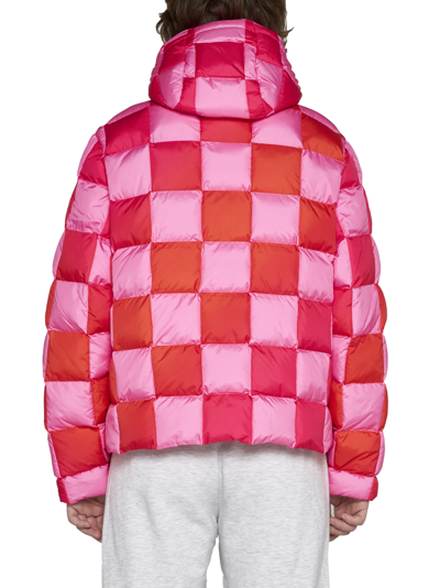 Shop Erl Down Jacket In Pink