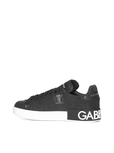 Shop Dolce & Gabbana Sneakers In Nero Bianco