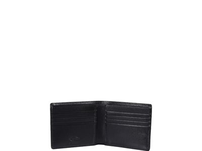 Shop Tod's Logo Wallet In Black