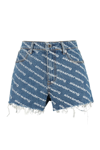 Shop Alexander Wang Bite Denim Shorts