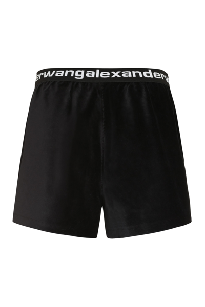 Shop Alexander Wang Corduroy Shorts In Black