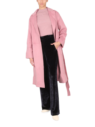 Shop Proenza Schouler White Label Belted Coat In Rosa