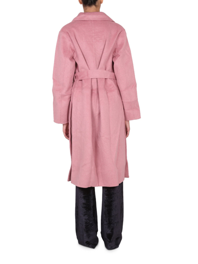 Shop Proenza Schouler White Label Belted Coat In Rosa
