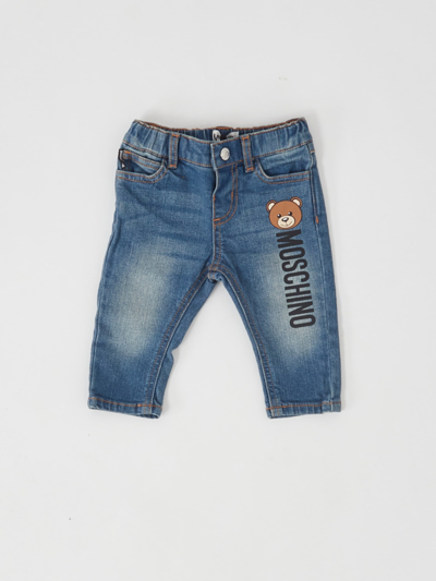 Shop Moschino Jeans Jeans In Denim Blu