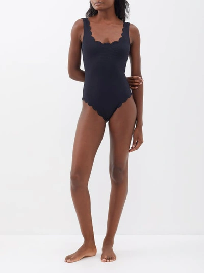 MARYSIA PALM SPRINGS SCALLOPED-EDGED SWIMSUIT 
