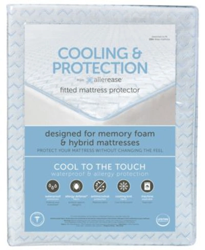 Shop Allerease Cooling Protection Mattress Protector For Memory Foam Mattresses In White