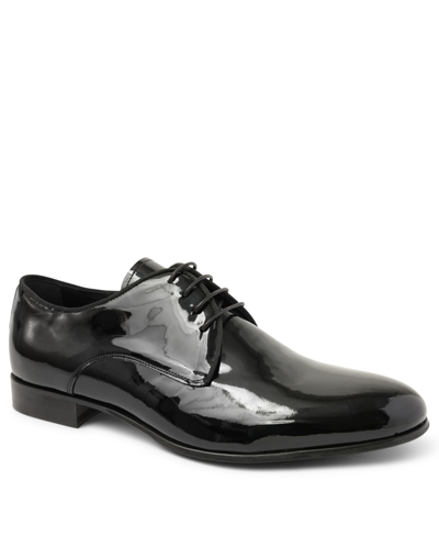 Shop Bruno Magli Men's Niko Oxford Shoes In Black Patent