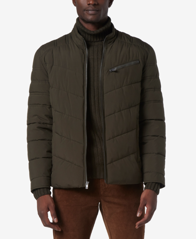Shop Marc New York Men's Winslow Stretch Packable Puffer Jacket In Juniper