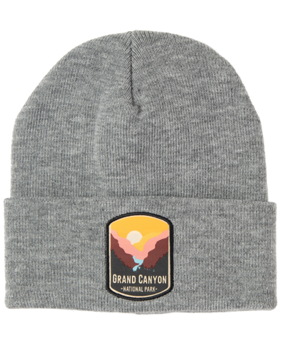 Shop National Parks Foundation Men's Knit Beanie In Grand Canyon Gray