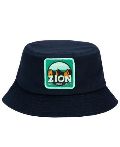 Shop National Parks Foundation Men's Bucket Hat In Zion Navy