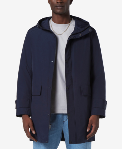 Shop Marc New York Men's Tucker Oxford Parka With Removable Quilted Liner In Navy