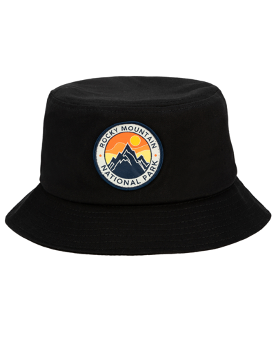 Shop National Parks Foundation Men's Bucket Hat In Rocky Mountain Black