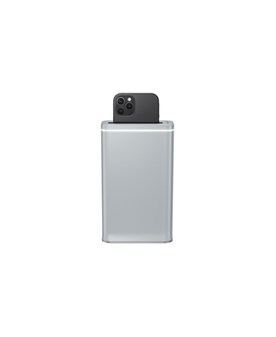 Shop Simplehuman Cleanstation Phone Sanitizer With Ultraviolet-c Light In Matte Silver Stainless Steel