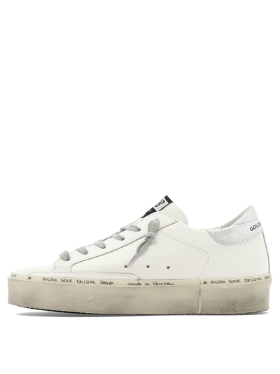 Shop Golden Goose "hi Star" Sneakers In White