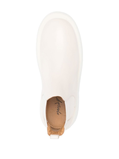 Marsèll Mid-cut 50mm Ankle Boots In 白色