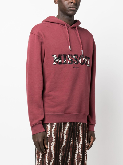 LOGO-EMBROIDERED DRAWSTRING HOODIE