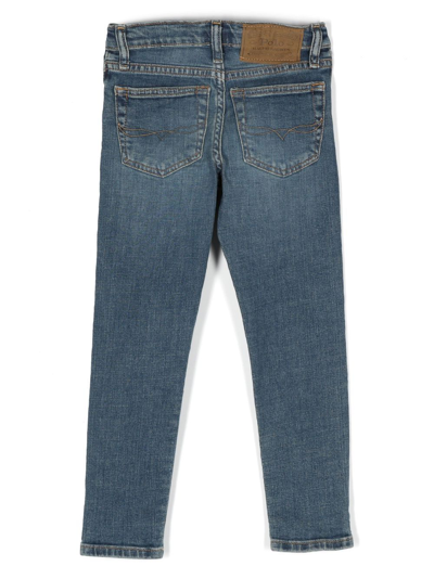 Shop Ralph Lauren Slim-cut Leg Jeans In 蓝色