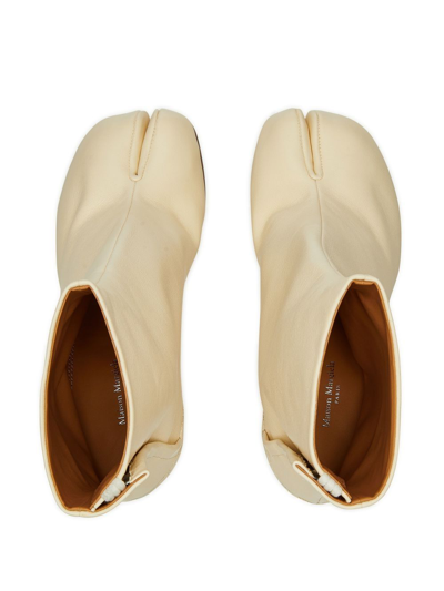 Maison Margiela Tabi 80mm Ankle Boots In Neutrals