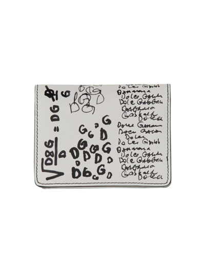 Shop Dolce E Gabbana Women's  White Other Materials Wallet