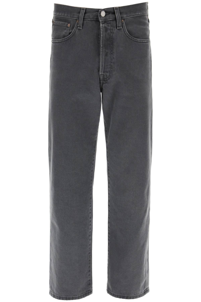 Shop Acne Studios Straight Fit Jeans In Grey