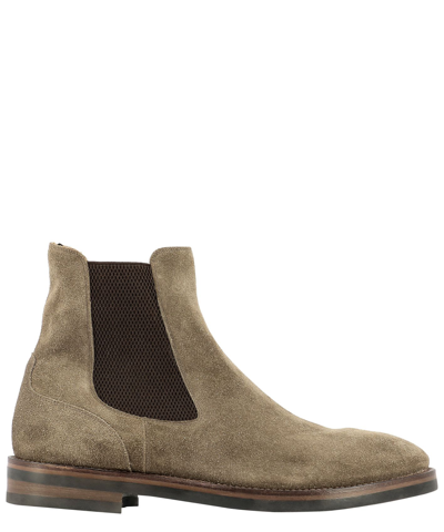 Shop Alberto Fasciani Men's  Brown Leather Ankle Boots