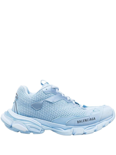 Shop Balenciaga Women's  Blue Other Materials Sneakers