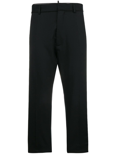 Shop Dsquared2 Women's  Black Wool Pants