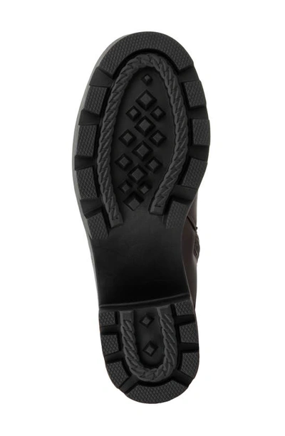 Torgeis Athena Lug Sole Chain Boot In Brown