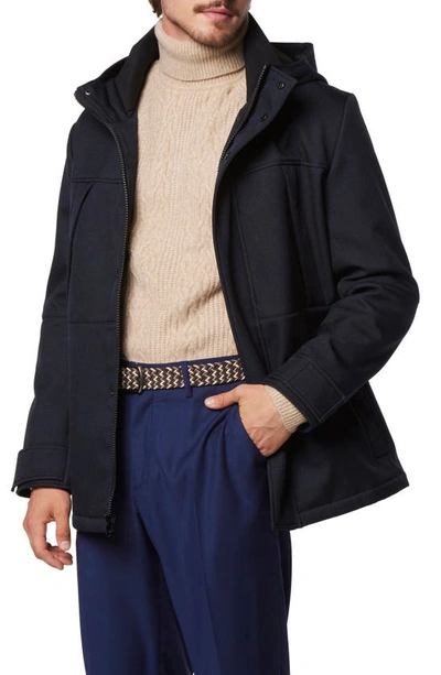 Andrew Marc Tompkins Parka Jacket In Ink