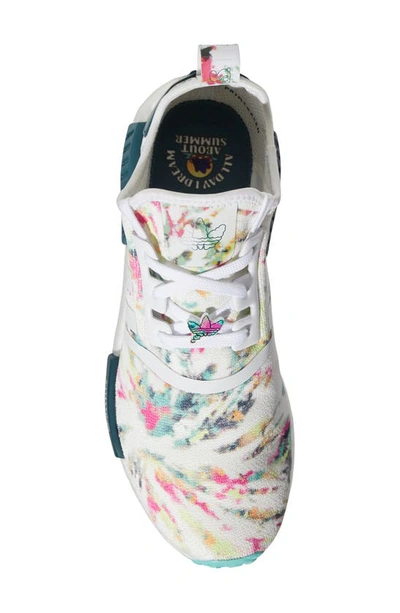 Shop Adidas Originals Originals Nmd R1 Sneaker In Ftwr White/ Wild Teal