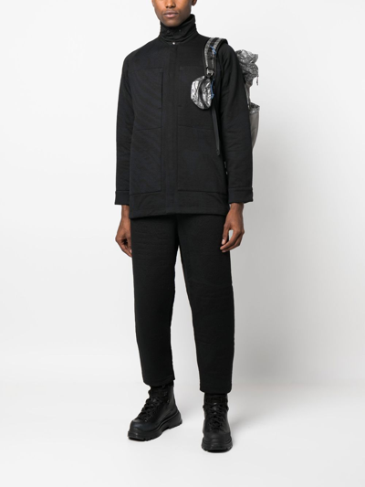 Shop Byborre Stripe-patterned Shirt In Black