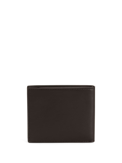 Shop Giuseppe Zanotti Albert Signature-plaque Folding Wallet In Black