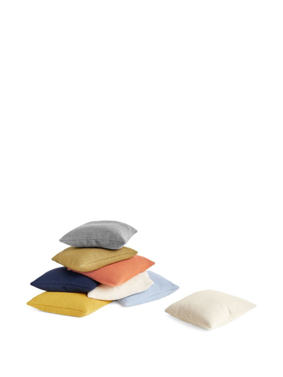 Hay Texture Square Cushion In Blue