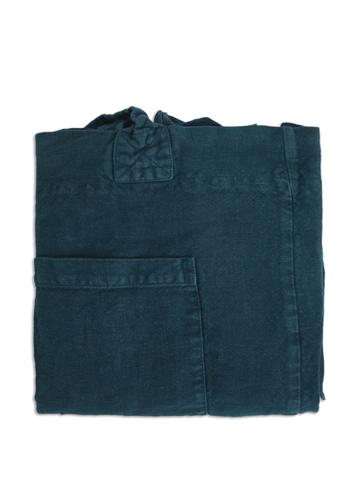 Once Milano Pocket Weekend Bag In Blue