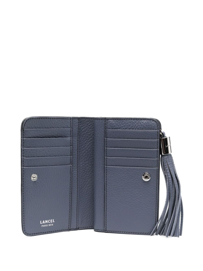 Lancel Premier Flirt Compact Wallet In Blue