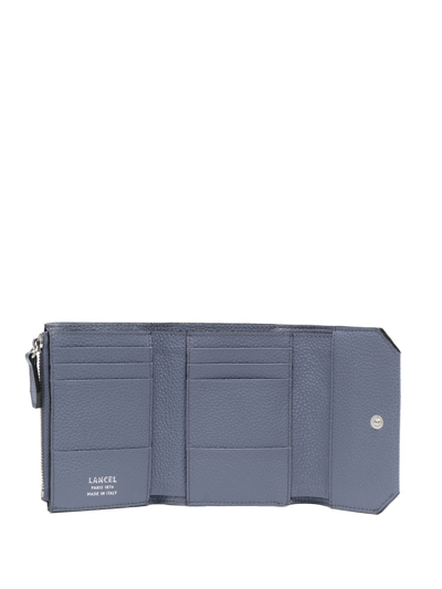 Lancel Ninon De  Compact Foldover Purse In Blue