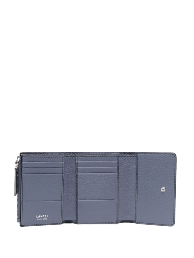 Lancel Premier Flirt Compact Flap Wallet In Blue