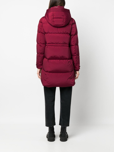 Shop Woolrich Hooded Puffer Coat In Pink