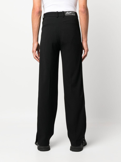 Shop Axel Arigato Grade Straight-leg Trousers In Black