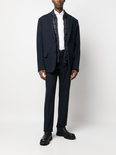 Traiano Milano Long-sleeve Stretch Shirt In White