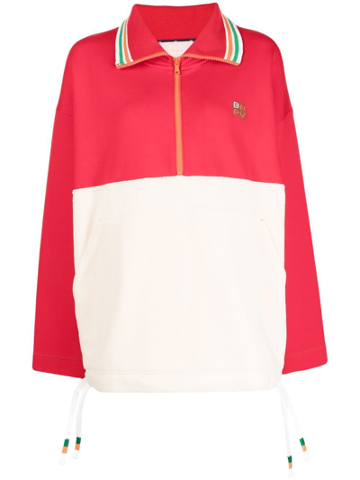 Shop Bapy By *a Bathing Ape® Two-tone Light Jacket In Red