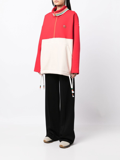 Bapy By *a Bathing Ape® Two-tone Light Jacket In Red