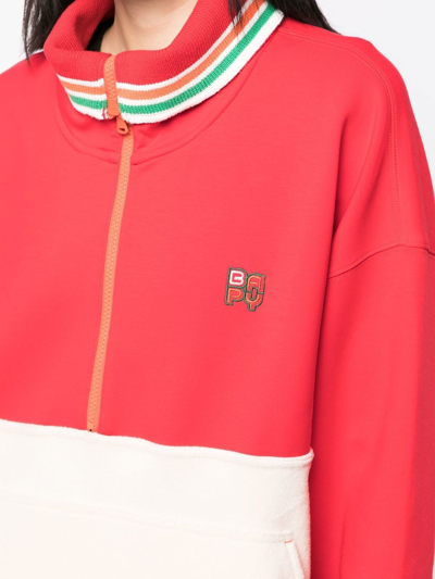 Shop Bapy By *a Bathing Ape® Two-tone Light Jacket In Red